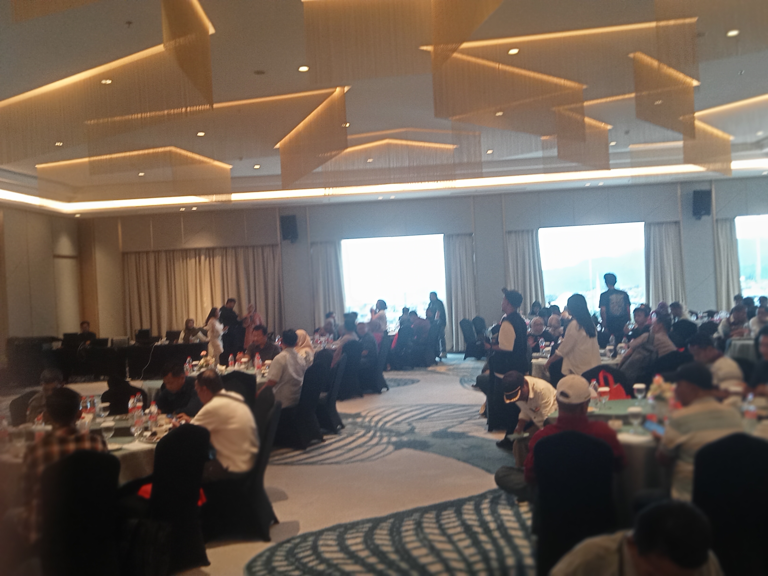 Suasana dalam ruangan saat Pelaksanaan Journalist Class OJK Sumbangsel